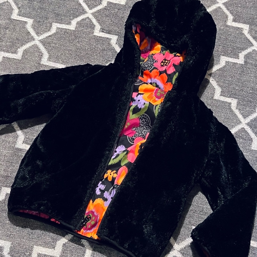 Cozy Reversible Full Zip Hoodie Winter Jacket
